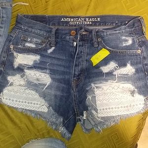 Denim shorts